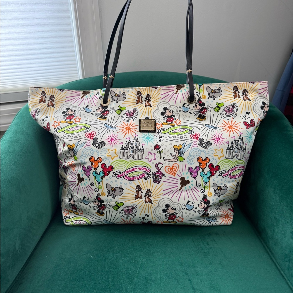 Dooney & Bourke Mickey Mouse scratch work tote